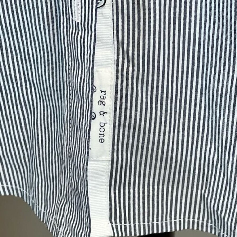 NWT rag & bone Anthropologie Striped eyelet blouse Women XS - Picture 9 of 9